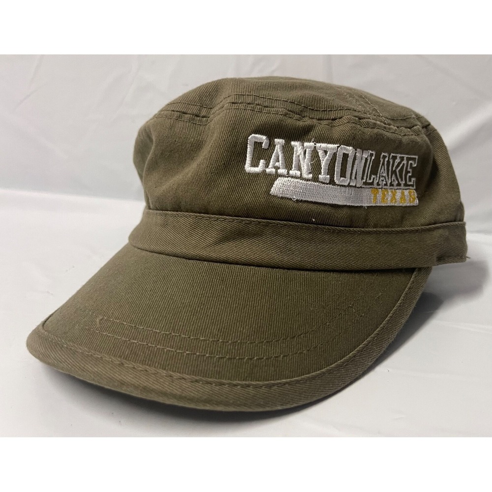 CANYON LAKE TEXAS GI MILITARY FLAT COTTON CADET PATROL CAP